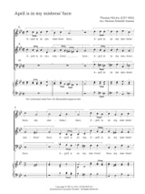 English Madrigals Vol. 1 - Partition