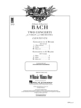 Concertos pour Violon - BACH - Partition - Violon