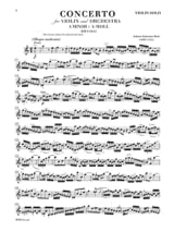 Concertos pour Violon - BACH - Partition - Violon