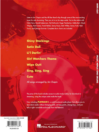 Wipe Out - Collection Music Minus One - Jim Chapin - Partition