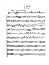 Suite N° 2 en si mineur - BACH - Partition - Flûte traversière