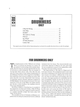 For Drummers Only - Music Minus One - Jim Chapin - Partition