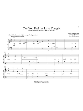 Teaching Little Fingers To Play Disney Tunes - Walt Disney - Partition