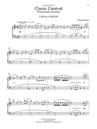 Classic Piano Repertoire - William Gillock - Partition - Piano