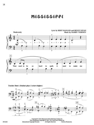 PlayTime Piano Kids' Songs - Partition