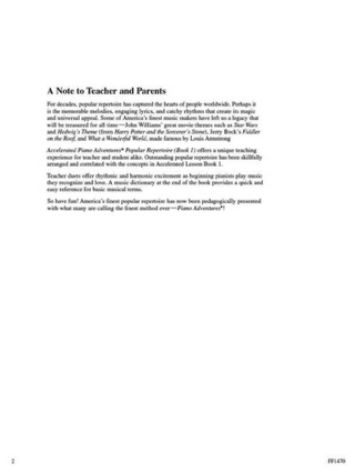 Accelerated Piano Adventures - Repertoire Book 1