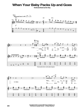 Anthology - Guitar Recorded Versions - B.B. King - Partition - Jazz
