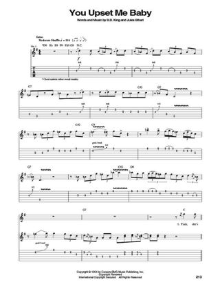 Anthology - Guitar Recorded Versions - B.B. King - Partition - Jazz