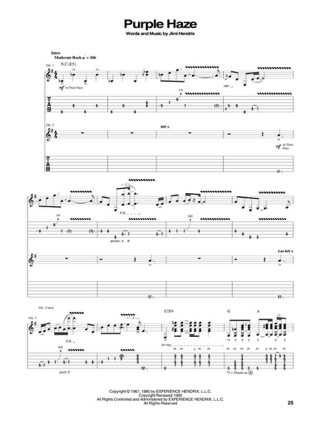 Are You Experienced ? - Jimi Hendrix - Partition