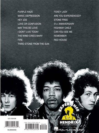 Are You Experienced ? - Jimi Hendrix - Partition