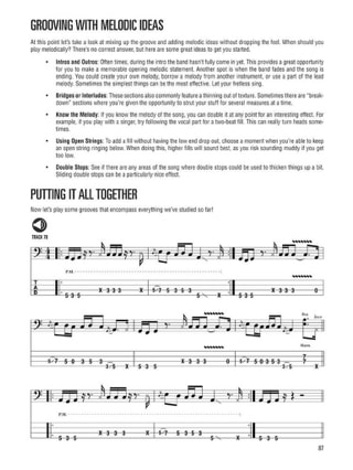 Fretless Bass - Partition