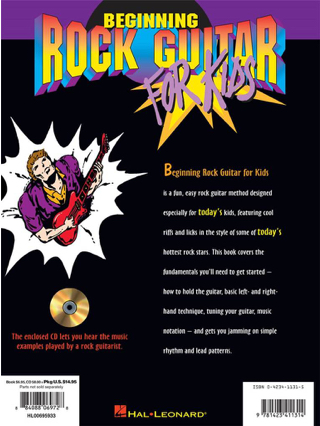 Beginning Rock Guitar For Kids - Jimmy Brown - Partition - Guitare