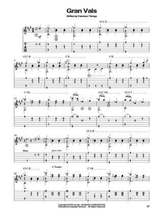 The Francisco Tarrega Collection - Partition