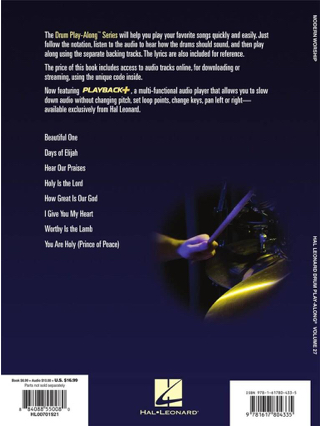 Drum Play-Along Volume 27 - Modern Worship - Partition - Batterie