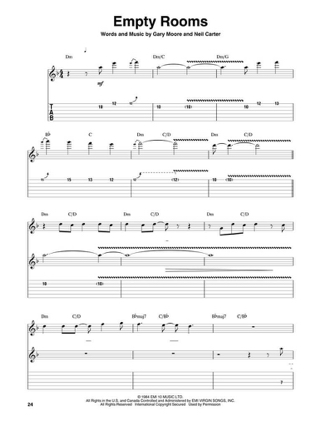 Gary Moore - Play-Along 139 - Partition