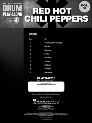 Drum Play-Along Volume 31 - Red Hot Chili Peppers