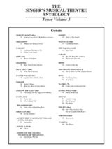 The Singer's Musical Theatre Anthology Volume 3 - Tenor - Partition