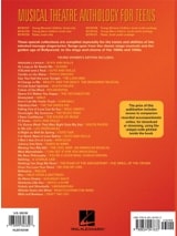 Musical Theatre Anthology For Teens - Partition