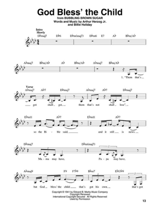 Billie Holiday - Pro Vocal 33 - Partition