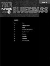 Violin play-along volume 1 - Bluegrass - Partition - Violon