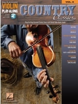 Violin Play-Along Volume 8 Country Classics - Partition - Violon