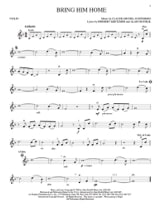 Les Misérables - Violin Play-Along Pack - Claude-Michel Schönberg