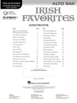 Irish favorites - Instrumental play-along - Partition - Saxophone