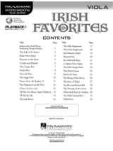 Irish favorites - Instrumental play-along - Partition - Alto