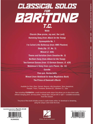 Classical Solos for Baritone - Partition - Tuba