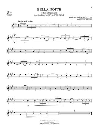 Disney Classics - DISNEY - Partition - Violon