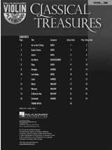 Violin play-along volume 28 - Classical treasures - Partition - Violon