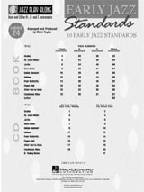 Jazz play-along volume 24 - Early Jazz Standards - Partition - Jazz