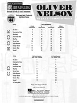 Jazz play-along volume 44 - Oliver Nelson - Oliver Nelson - Partition
