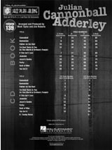 Jazz Play-Along Volume 139 - Julian “Cannonball” Adderley 