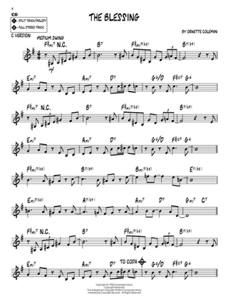 Jazz Play-Along Volume 166 - Ornette Coleman - Ornette Coleman