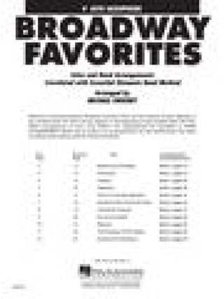 Broadway Favorites - Partition - Ensembles, Bands