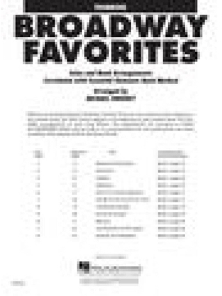 Broadway Favorites - Partition - Trombone