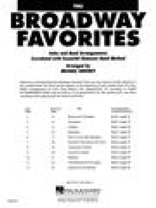 Essential Elements Broadway Favorites (Tuba) - Partition