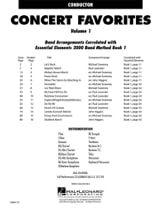 Concert favorites volume 1 - Conductor - Partition - ENSEMBLES, BANDS
