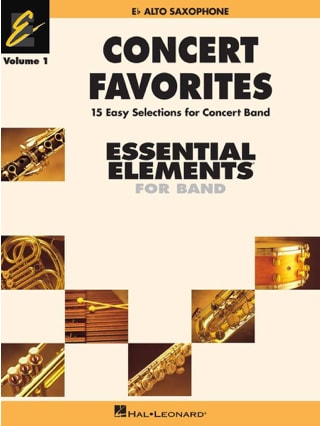 Concert favorites volume 1 Saxophone Alto Mib - Partition