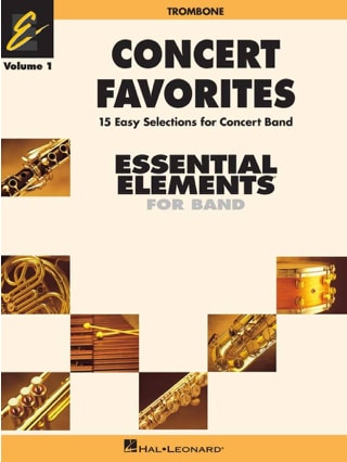 Concert favorites volume 1 Trombone - Partition - ENSEMBLES, BANDS