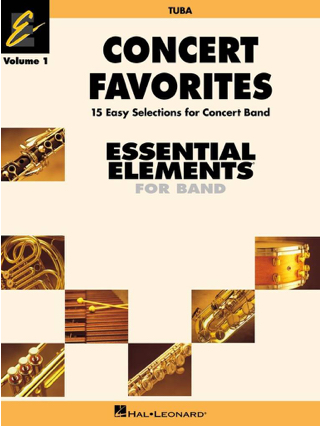 Concert Favorites Volume 1 - Tuba - Partition - Ensembles, Bands