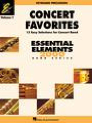 Concert favorites volume 1 Percussion A Clavier - Partition