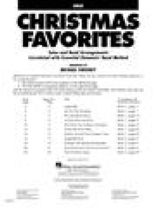 Christmas Favorites - Oboe - Noël - Partition - Ensembles, Bands