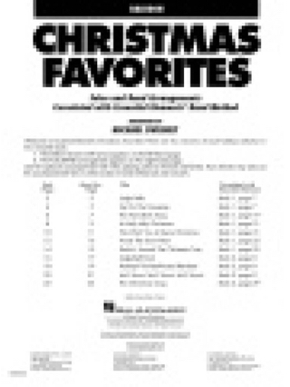 Christmas Favorites - Bassoon - Partition - Ensembles, Bands