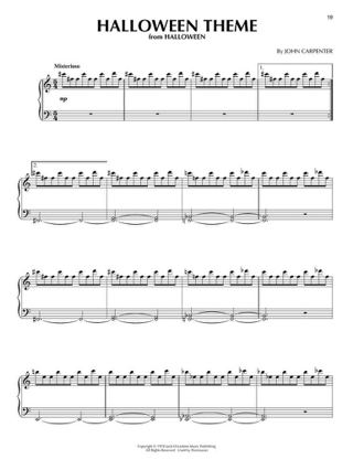 John Carpenter Sheet Music Collection - John Carpenter - Partition