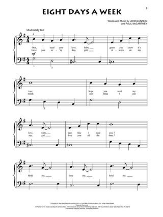 The Beatles - Piano Facile - Beatles - Partition - Pop / Rock