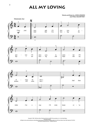 The Beatles - Piano Facile - Beatles - Partition - Pop / Rock