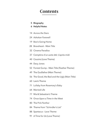 Movie Themes for Classical Guitar - Partition - Musique de film