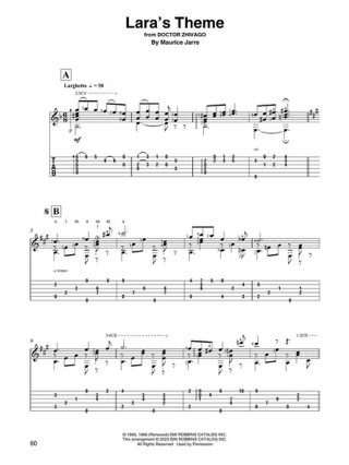 Movie Themes for Classical Guitar - Partition - Musique de film